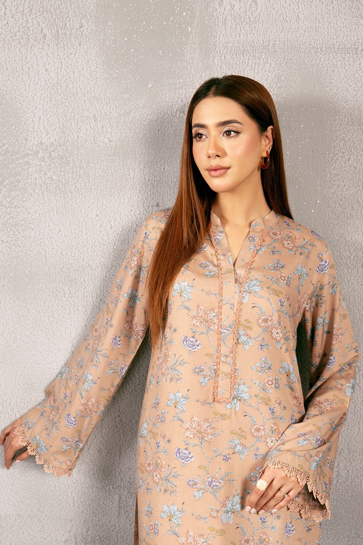 2 Piece - Printed Percale Suit - Shop Now at Kayseria