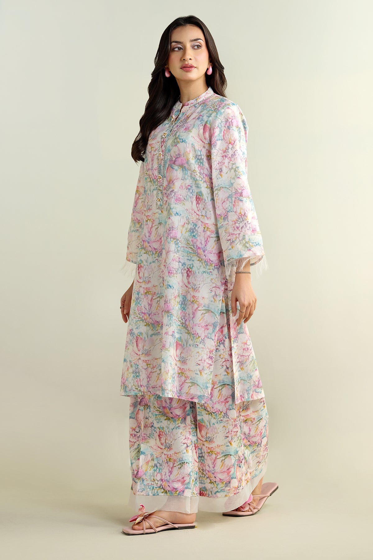2 Piece - Printed Suit - C6116 - Shop Now at Kayseria