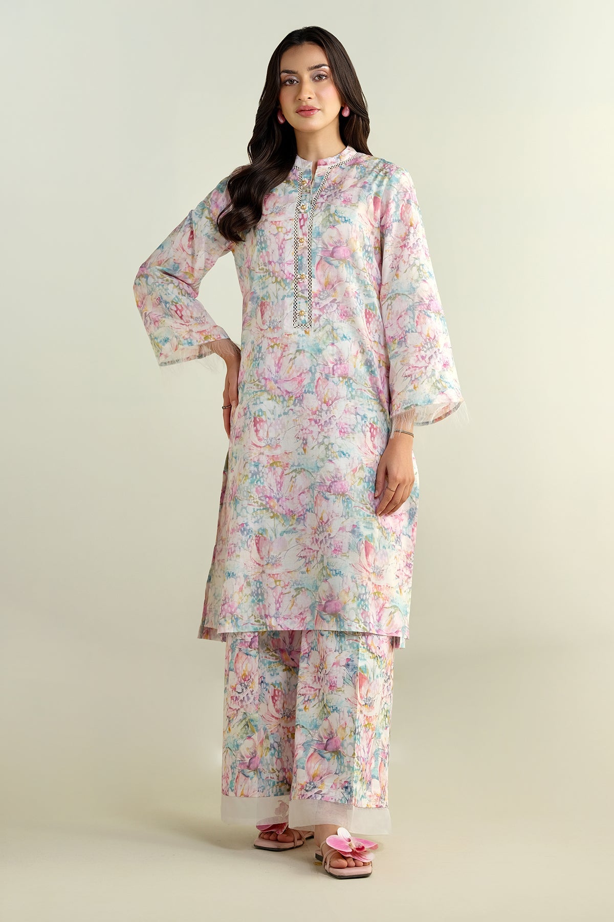 2 Piece - Printed Suit - C6116 - Shop Now at Kayseria