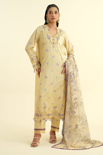 3 Piece - Printed & Embroidered Lawn Suit - C6218 - Shop Now at Kayseria