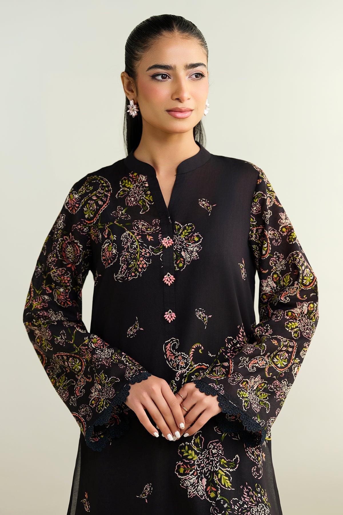 2 Piece - Printed Suit - C6232 - Shop Now at Kayseria