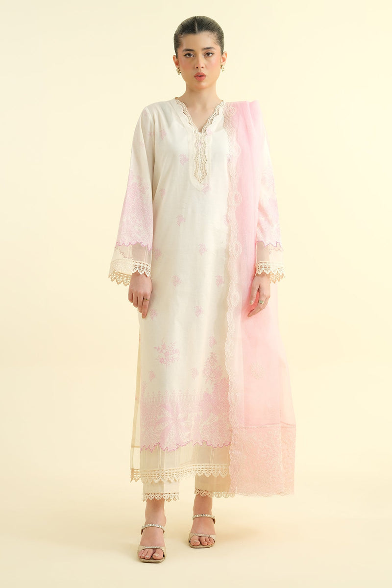 3 Piece - Printed  & Embroidered Lawn Suit - C6233 - Shop Now at Kayseria