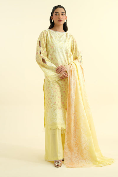 3 Piece - Printed & Embroidered Lawn Suit - C6240 - Shop Now at Kayseria