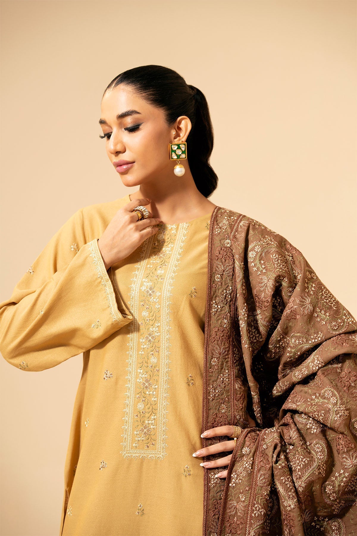 3 Piece Viscose Karandi Suit