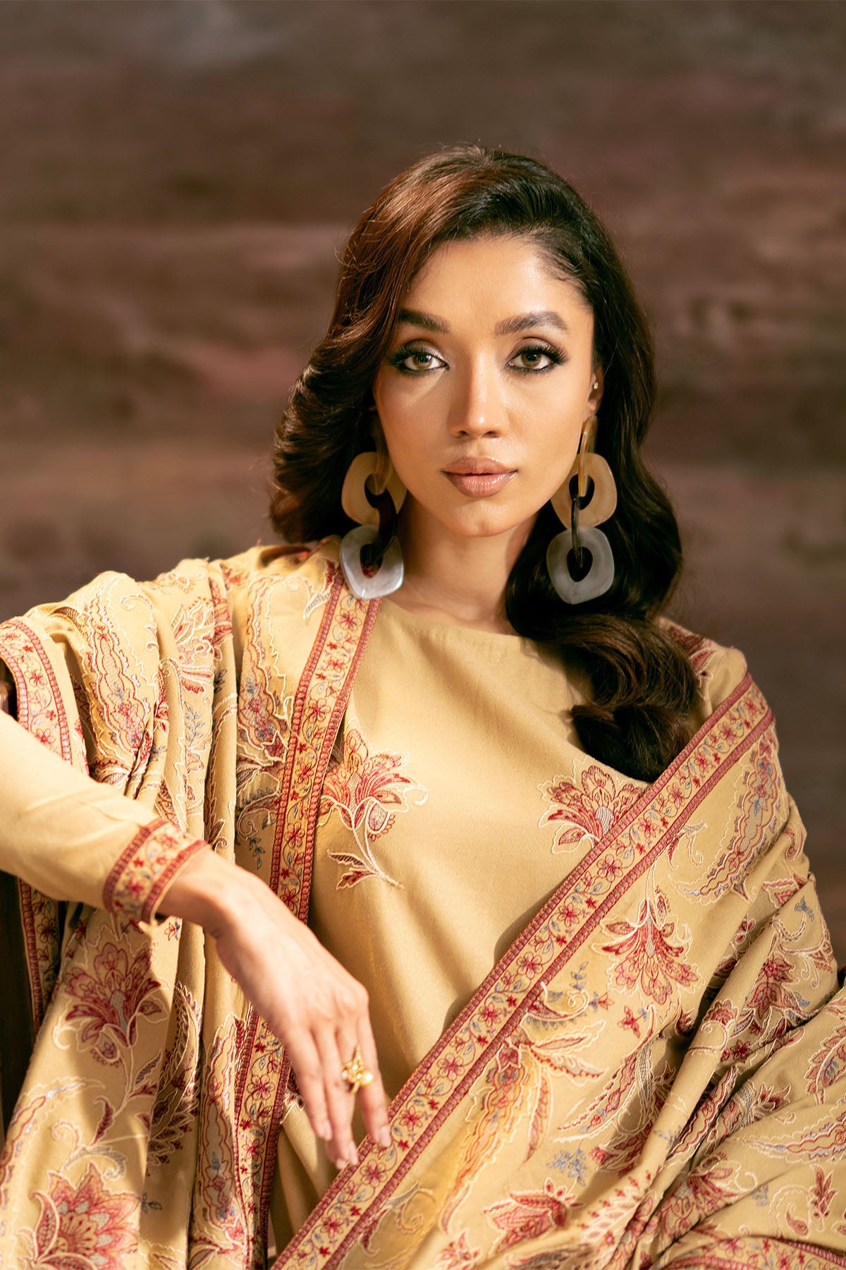 3 Piece - Embroidered Suit - E1401 - Shop Now at Kayseria