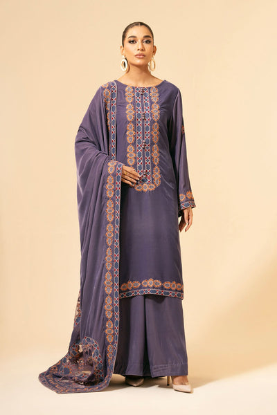 3 Piece - Embroidered Suit - E1474 - Shop Now at Kayseria