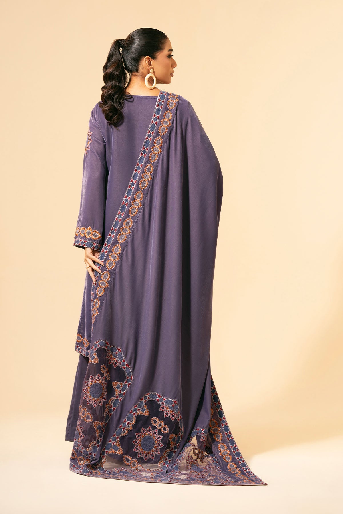 3 Piece - Embroidered Suit - E1474 - Shop Now at Kayseria