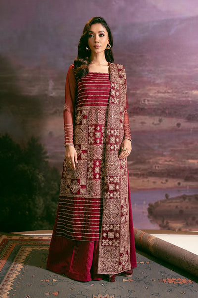 4 Piece - Embroidered Suit - E1498 - Shop Now at Kayseria