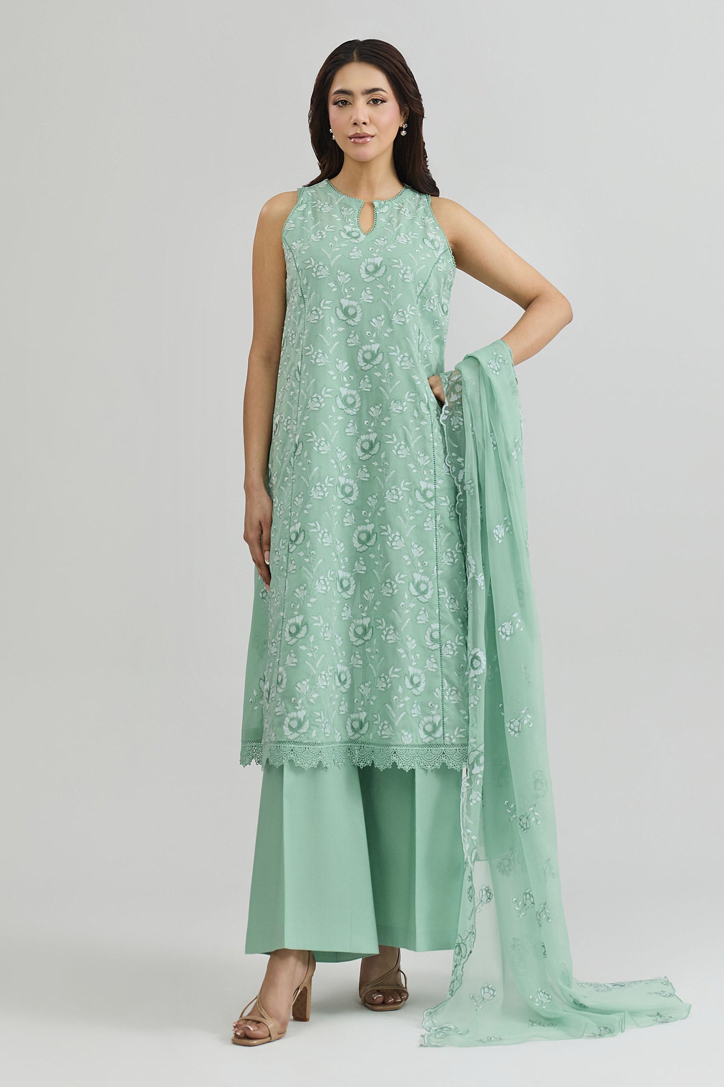 SWISS LAWN | EMBROIDERED