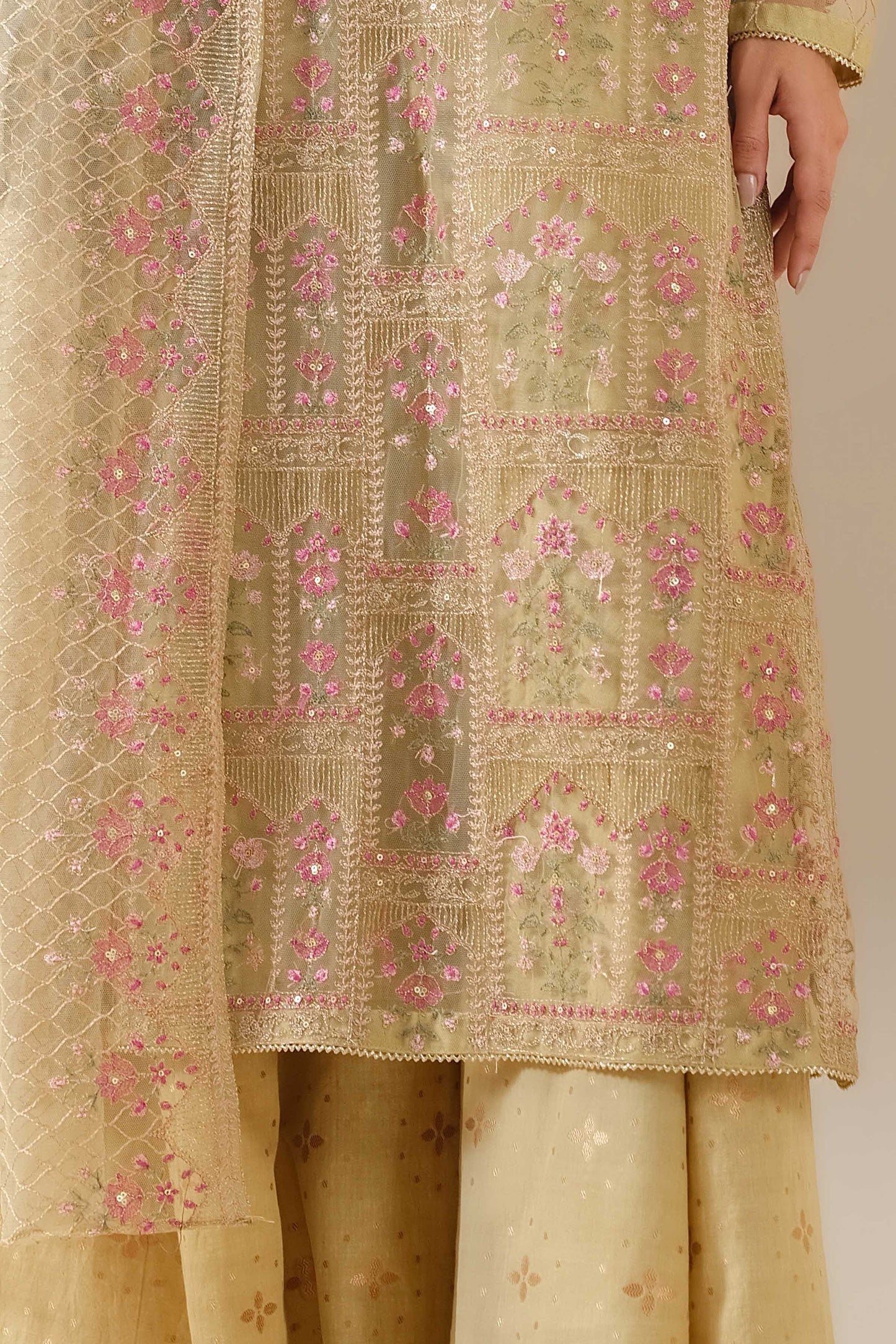 HEXA POLY NET | EMBROIDERED