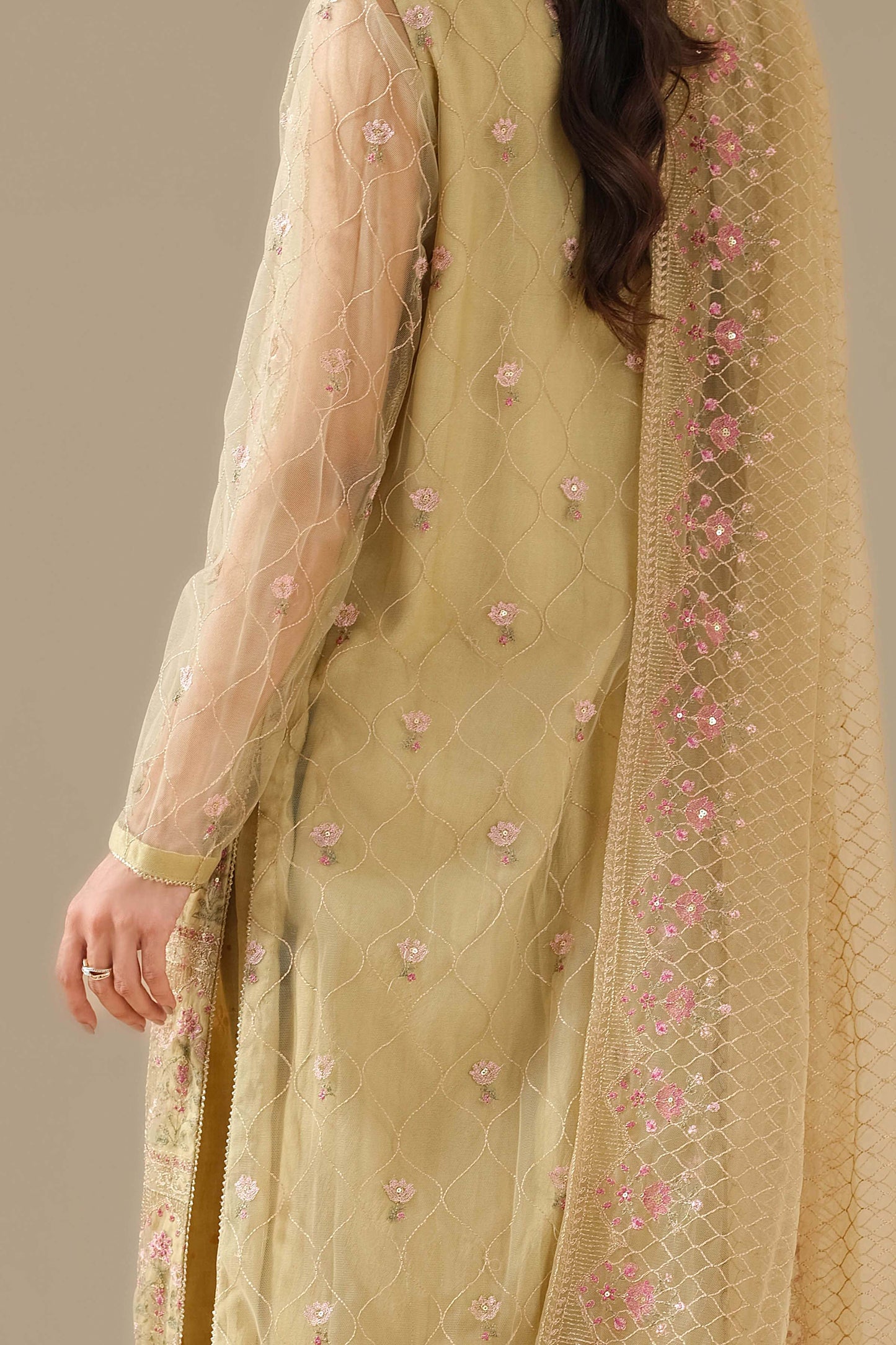 HEXA POLY NET | EMBROIDERED