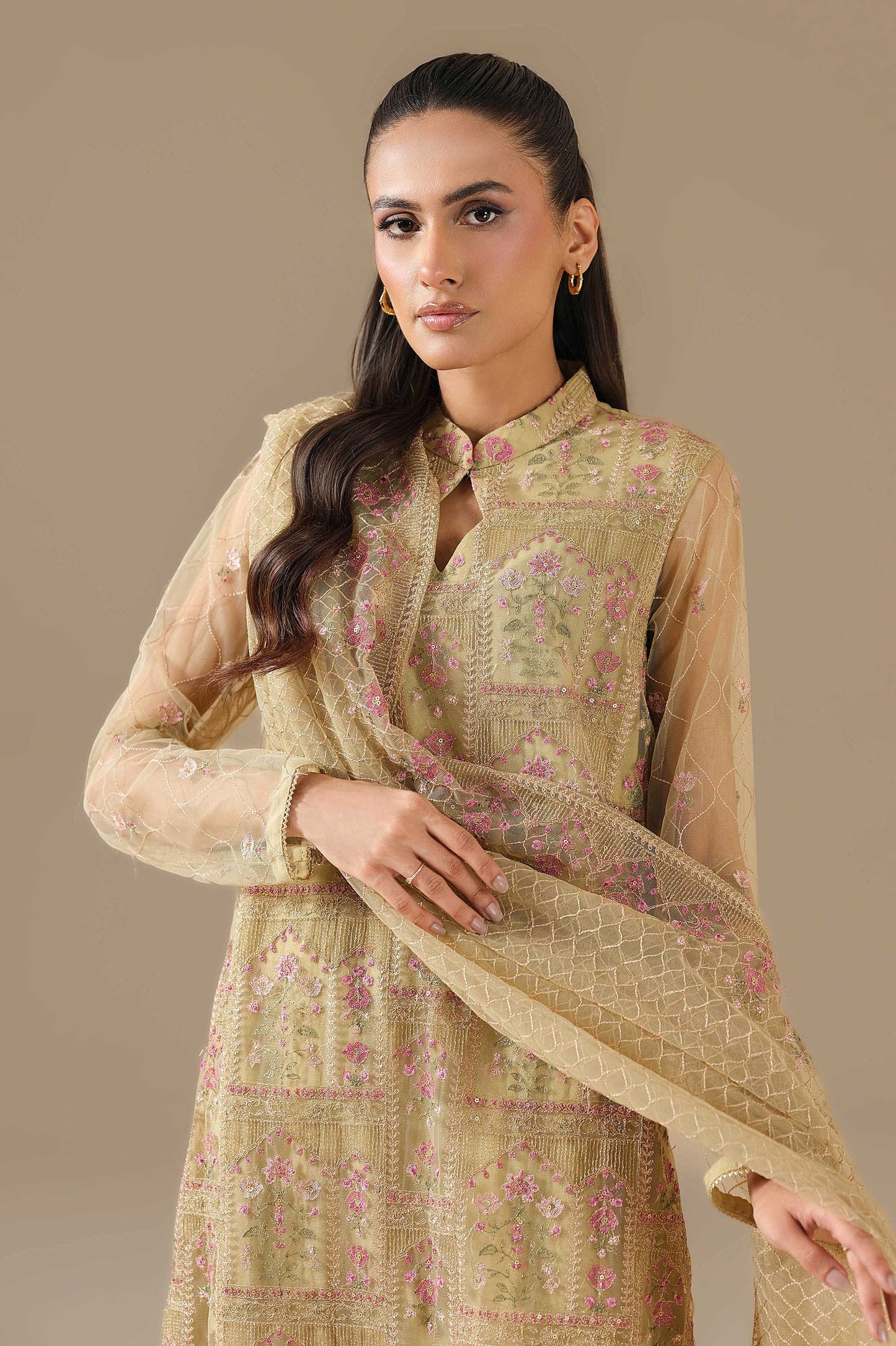 HEXA POLY NET | EMBROIDERED