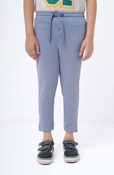 Knit Black Trousers In French - IBKT905B324 - Shop Now at Leisure Club