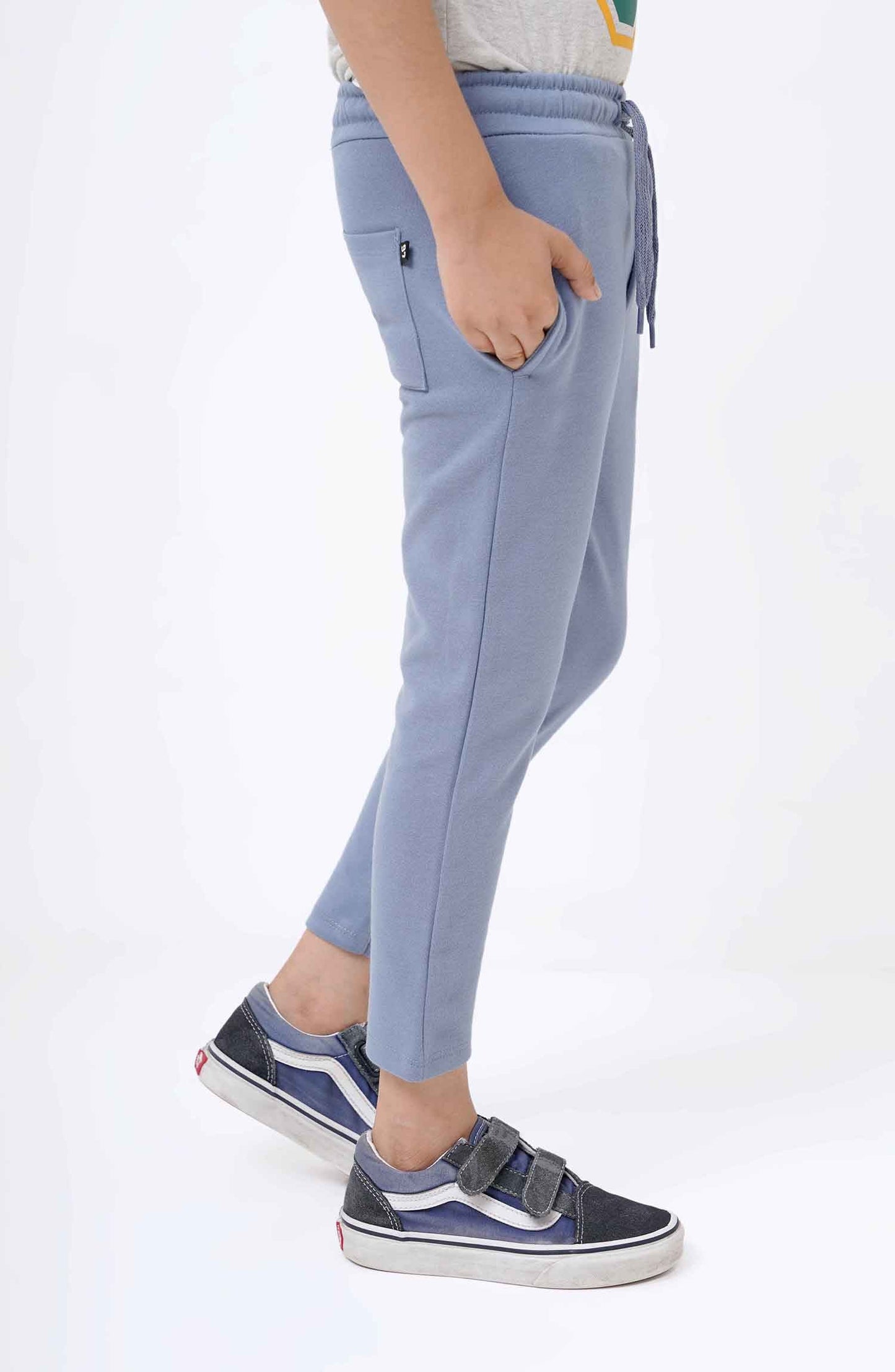 Knit Black Trousers In French - IBKT905B324 - Shop Now at Leisure Club