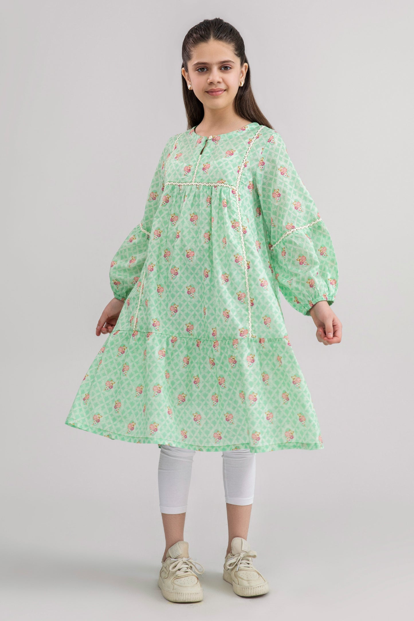 Ira Printed  Dress - LCP04126