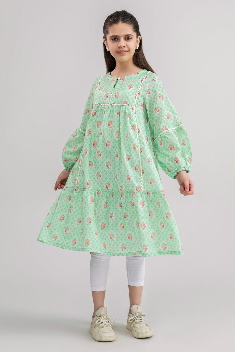 Ira Printed  Dress - LCP04126