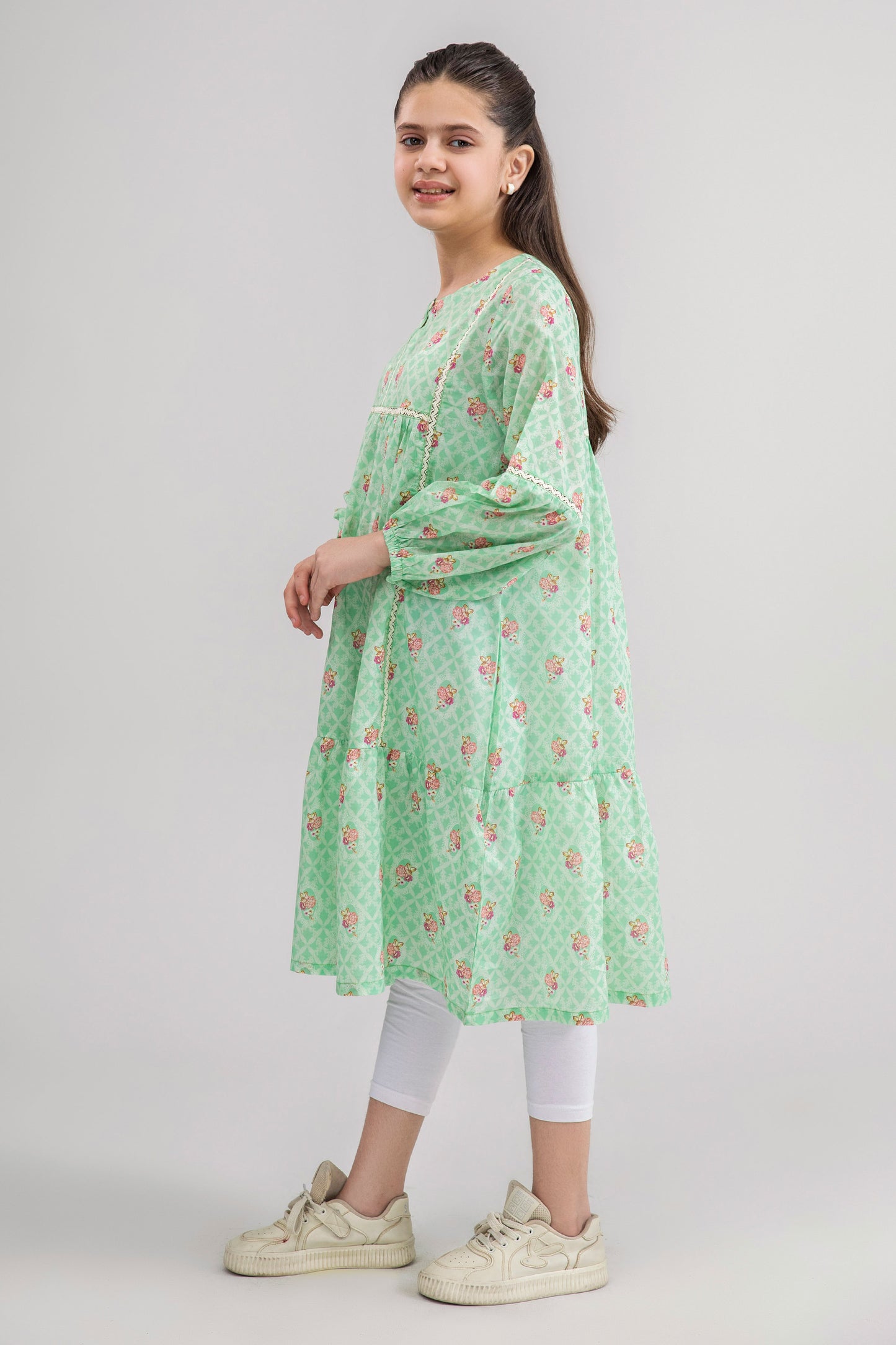 Ira Printed  Dress - LCP04126