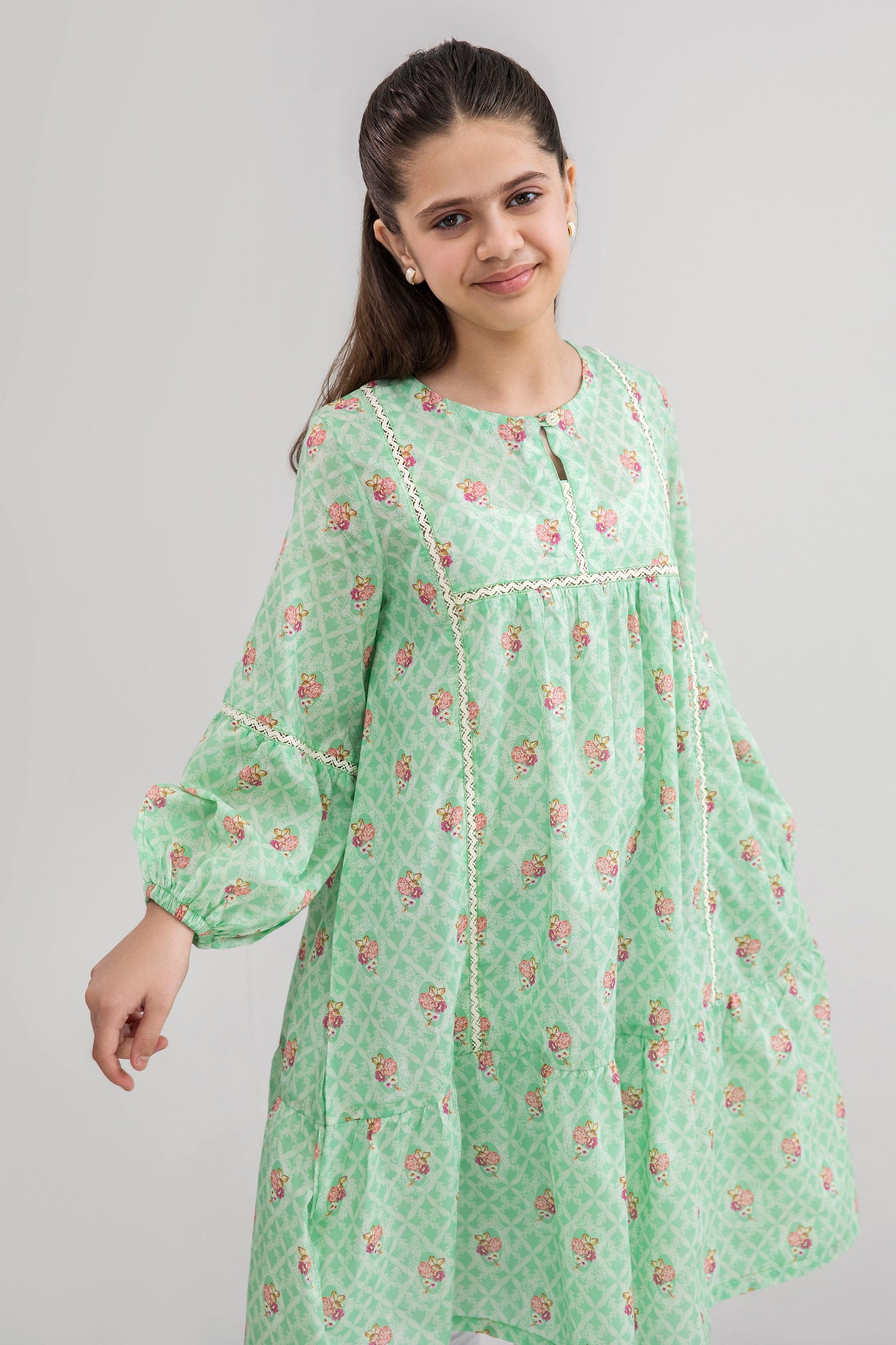 Ira Printed  Dress - LCP04126