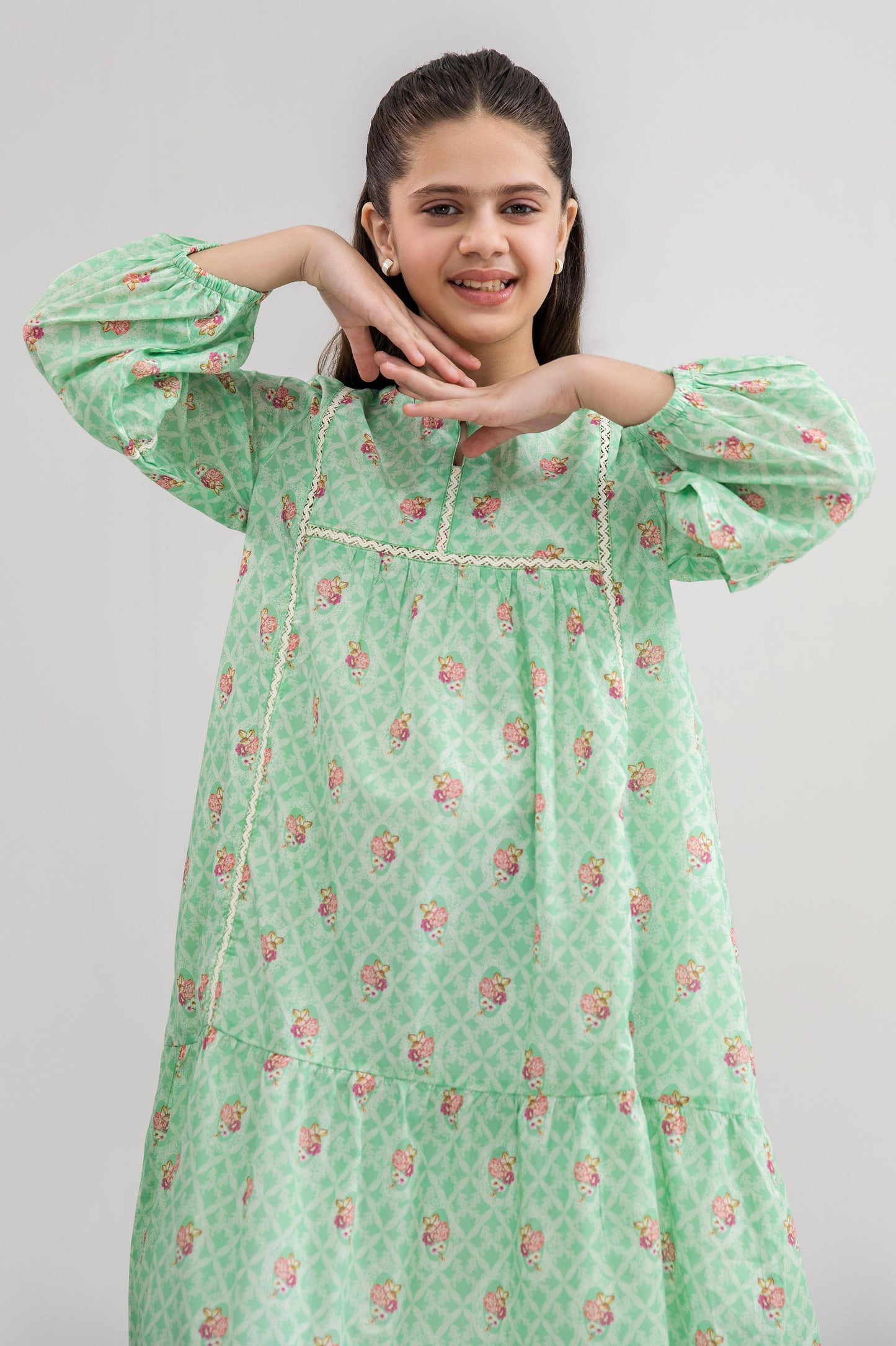 Ira Printed  Dress - LCP04126