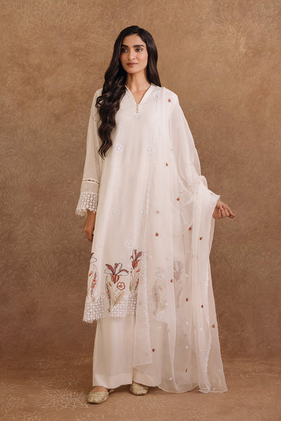 4 Piece - Embroidered Swiss Lawn Suit - MC1203-4 - Shop Now at Kayseria