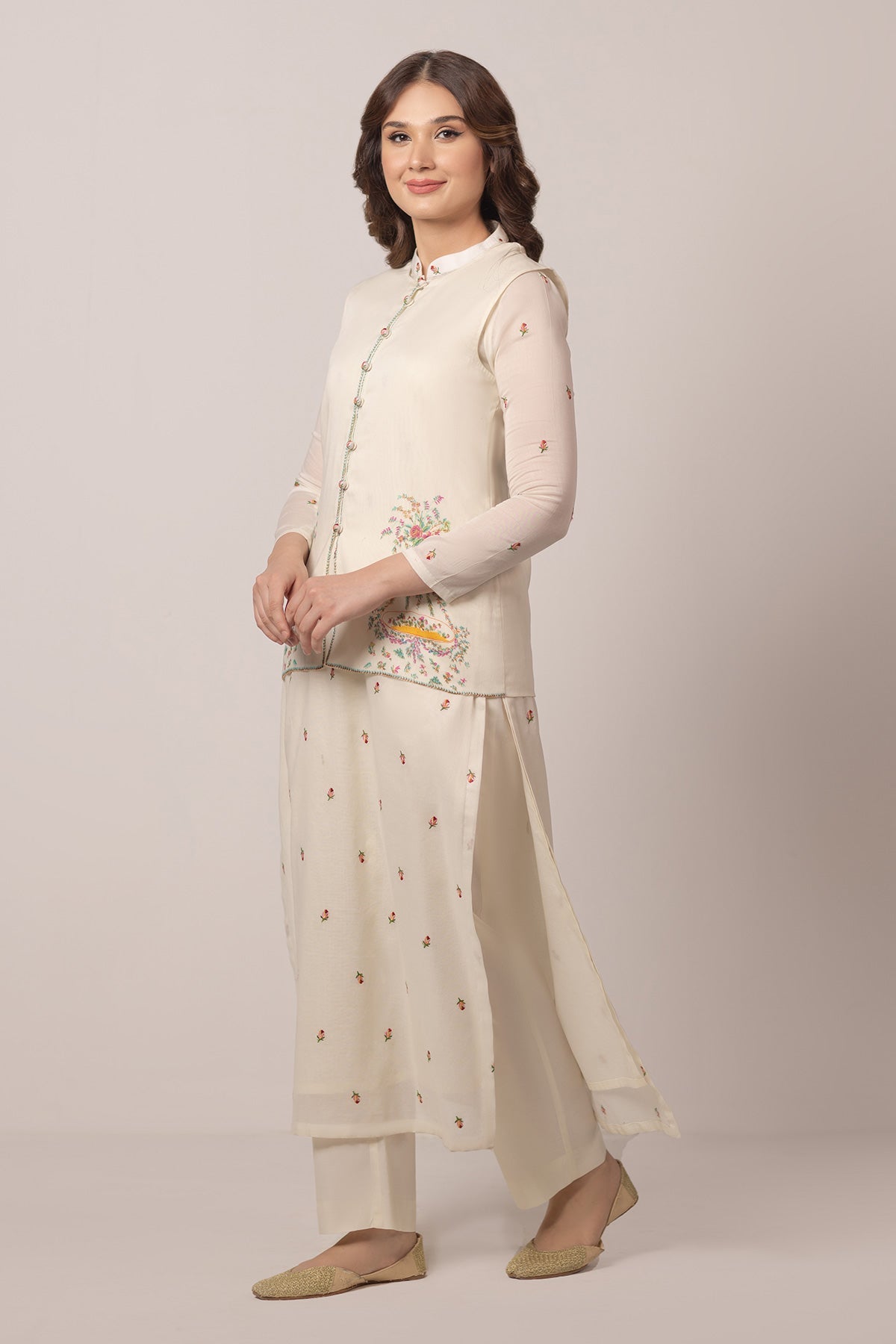 Printed Waist Coat - MCP-1306-6 - Shop Now at Kayseria