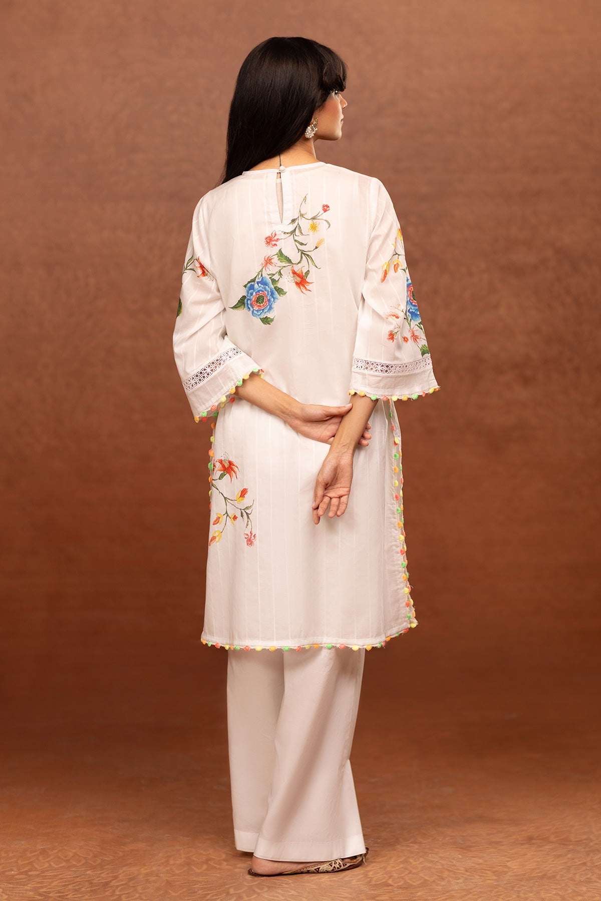 Printed Stripe Lawn Shirt - MCP-1321-25 - Shop Now at Kayseria