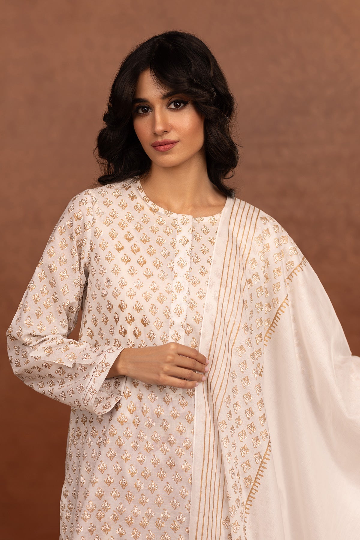 2 Piece - Printed Cotton Lawn Suit - MCP-1340 - Shop Now at Kayseria
