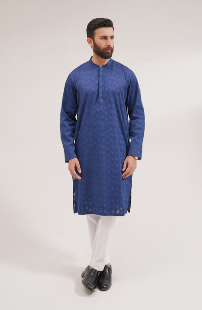 Men's Embroidered Kurta - SMK709125 - Shop Now at Shahnameh