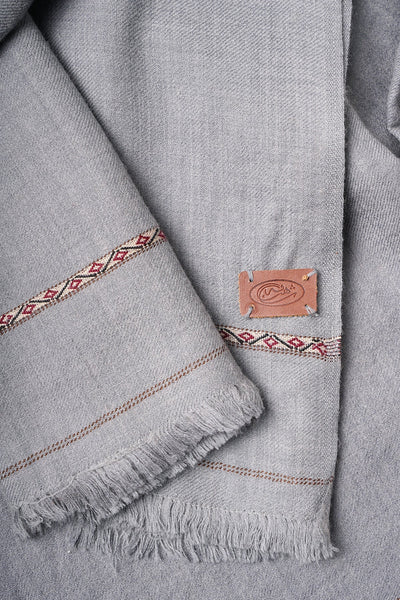 Light Brown Fine Wool Shawl - Shop Now at Shahnameh