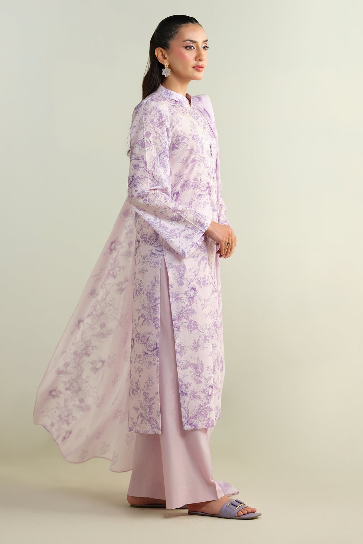 3 Piece - Printed Suit - X6105 R - Shop Now at Kayseria