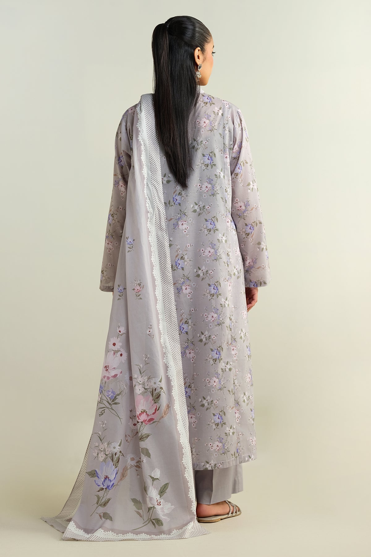 3 Piece - Printed Suit - X6132 - Shop Now at Kayseria