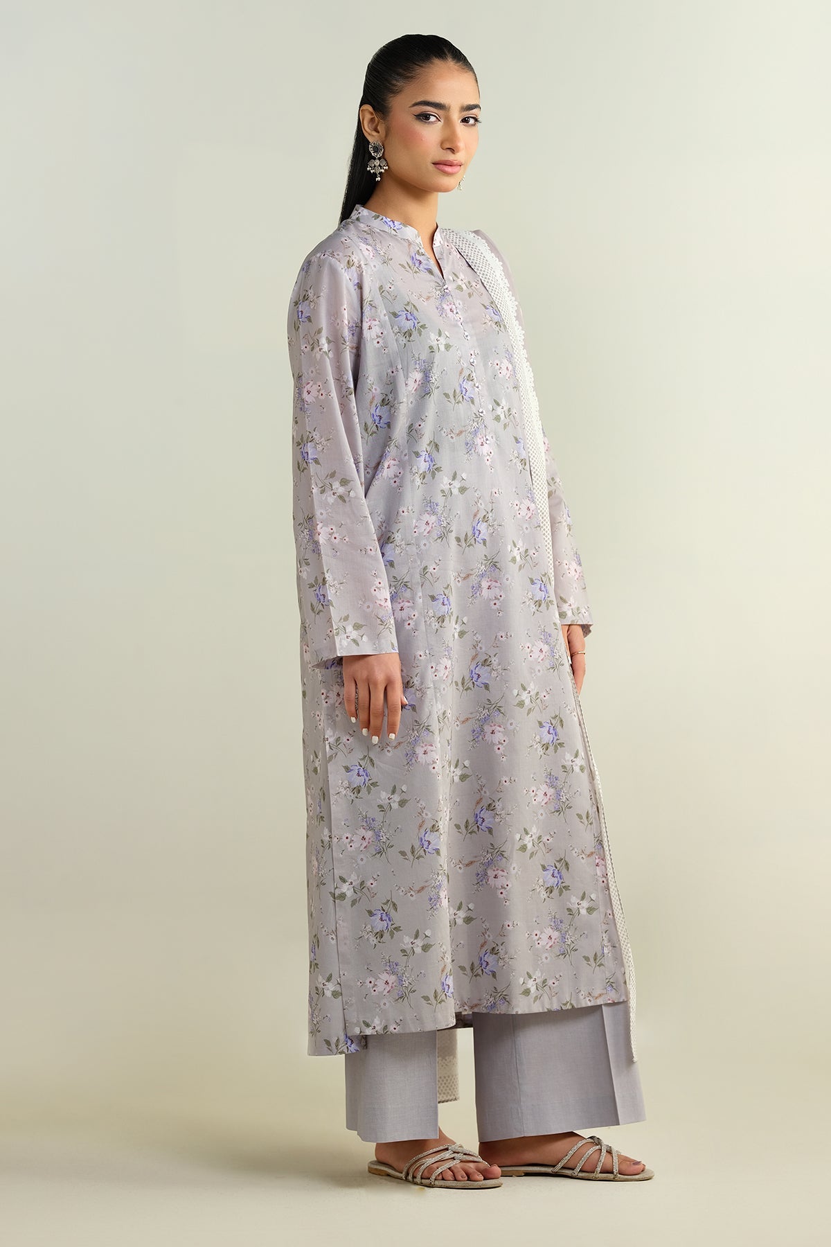 3 Piece - Printed Suit - X6132 - Shop Now at Kayseria