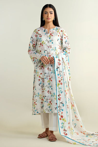 3 Piece - Printed Suit - X6133 - Shop Now at Kayseria