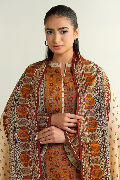 3 Piece - Printed Suit - X6154 - Shop Now at Kayseria