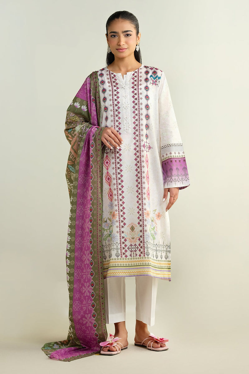 3 Piece - Printed Lawn Suit - X6160 - Shop Now at Kayseria